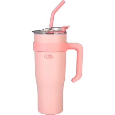 Albi Nerezový termohrnček ružový 1,2 l