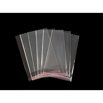 Prima-obchod PP sáček s lepicí klopou 6x8 cm transparent 100 ks