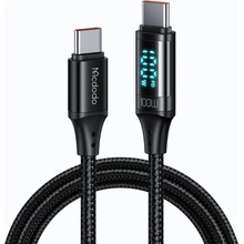 Mcdodo CA-1100 USB-C na USB-C, 100 W, 1,2m, černý