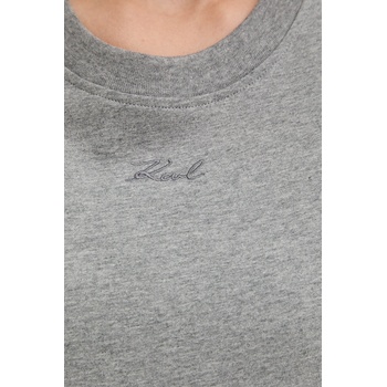 Karl Lagerfeld тениска базова дамска памучна (B2W17094)