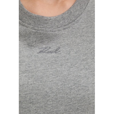 Karl Lagerfeld тениска базова дамска памучна (B2W17094)