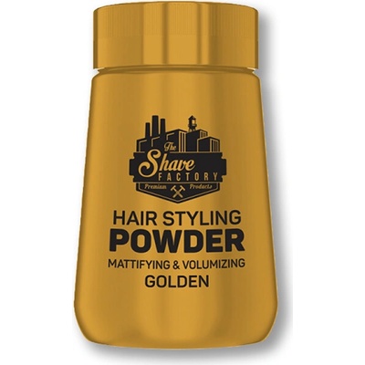 The Shave Factory stylingový púder na vlasy v krabici Golden 20g