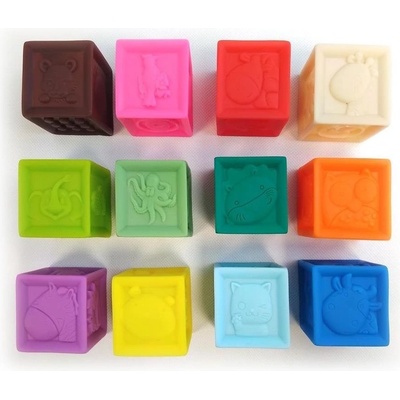 Bavytoy Senzorické kostky 12 ks