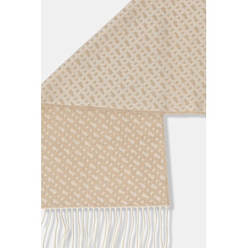 BOSS Вълнен шал boss в бежово с десен 50549852 (50549852)