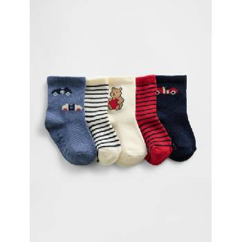 GAP Бебешки чорапи, 5 чифта GAP GAP | Mnogotsveten | Момчешки | 0-3 месеца