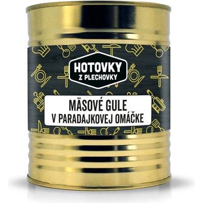 Hotovky z plechovky Mäsové gule v paradajkovej omáčke 0,8 kg