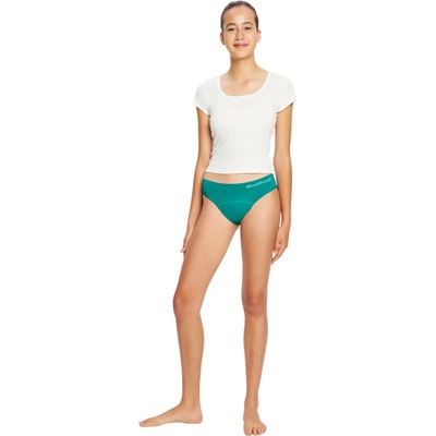 Modibodi dievčenské menštruačné nohavičky Modicomfort Seamless Teen Hipster Bikini Moderate Enchanted Green