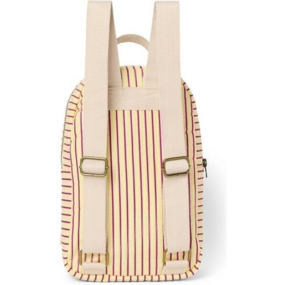 STUDIO NOOS - Poplin Mini BACKPACK - batohButter Yellow Striped