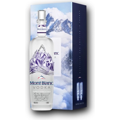 Mont Blanc 40% 0,7 l (dárkové balení 2 sklenice)