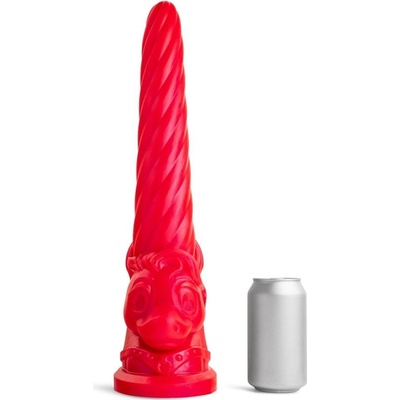 Mr. Hankey’s Toys Unicorn Dildo XL prémiové silikónové dildo s Vac-U-Lock 46 x 4–6,8 cm