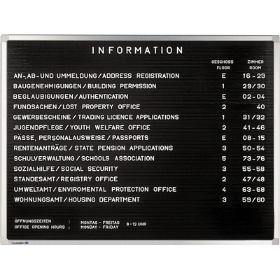 Legamaster Premium informační písmenková tabule 40 x 60 cm