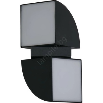 Searchlight 36150BK - LED външно стенно осветително тяло DAKOTA 2xLED/4W/230V IP44 (SR0635)