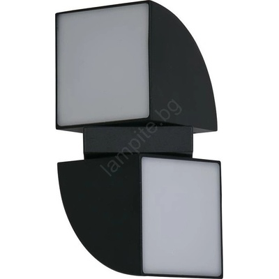 Searchlight 36150BK - LED външно стенно осветително тяло DAKOTA 2xLED/4W/230V IP44 (SR0635)