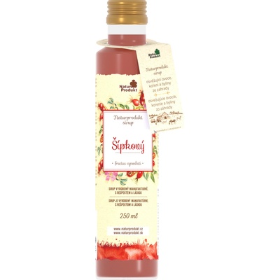 Naturptodukt Domácí sirup Šípkový 250 ml