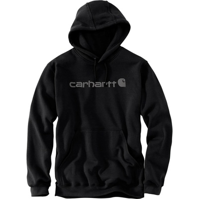 Carhartt WIP Мъжки суичър Carhartt Signature Logo Sweatshirt Hoodie - Black / Gray (017-2834-0711)