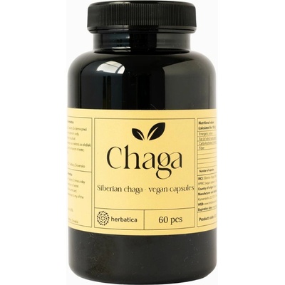 Herbatica Čaga sibírska 60 vegánskych kapsúl 300mg