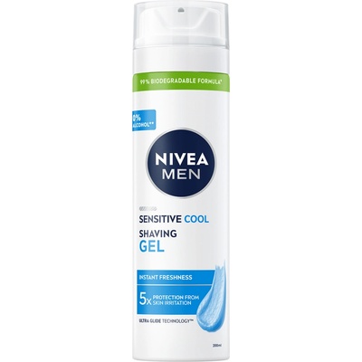 Nivea Men Sensitive Cooling gel na holení 200 ml – Zboží Dáma