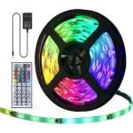 Aigostar - LED RGB Димируема екстериорна лента 5м LED/24W/12/230V IP65 + д. у (AI0217)