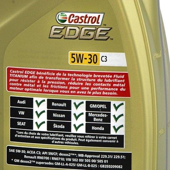 Castrol EDGE Titanium FST 5W-30 C3 4 l