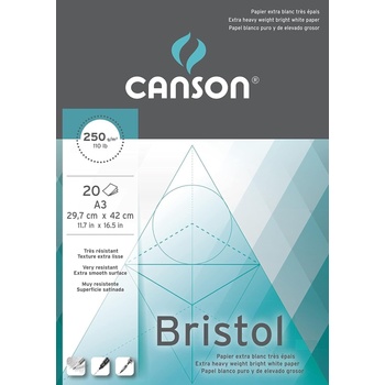 Image 1 of Canson Illustration Bristol Graphic Скицник 20 A3 250 g White (C200457121)