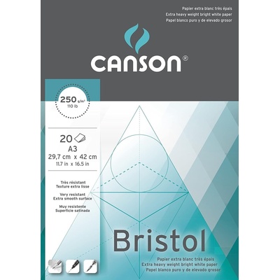 Canson Illustration Bristol Graphic Скицник 20 A3 250 g White (C200457121)