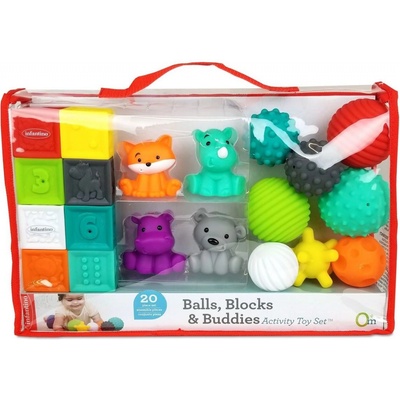 Infantino Sada kostek míčků a zvířátek