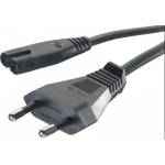 Vivanco Захранващ кабел Vivanco - Europlug/2pin IEC320 C7, 1.25m, черен (19833)
