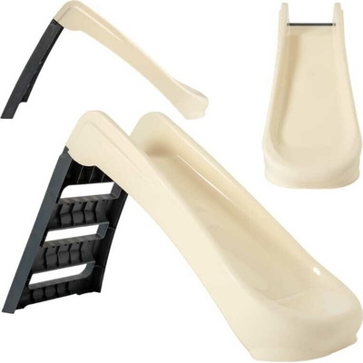 Palplay Skladacia šmykľavka 130 cm Béžovo-šedá