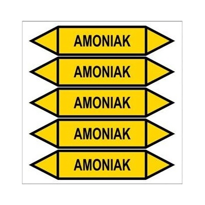 Značení potrubí, amoniak PZG 007334