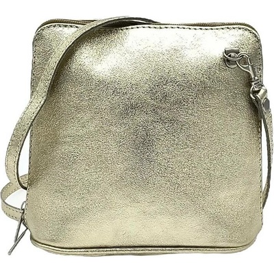 Borse Design kožená crossbody kabelka 10-53 zlatá