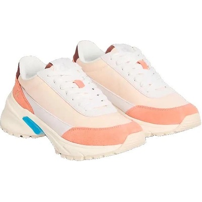 Маратонки Calvin klein jeans Tokyo Hike Runner trainers - Orange / Pink (Power Puff / Cappucino / Bright White)