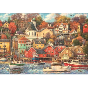 Clementoni - Puzzle Compact Good Times Harbor - 1 500 piese