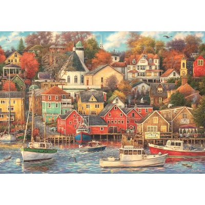 Clementoni - Puzzle Compact Good Times Harbor - 1 500 piese