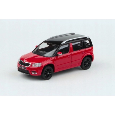 ABREX Škoda Yeti FL 2013 Červená Corrida Uni čierna strecha 1:43