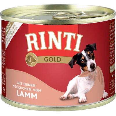 RINTI 12x185г Gold RINTI консервирана храна за кучета - агнешки хапки