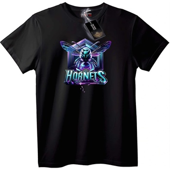 NOONEBRAND Тениска Неонови Hornets - 6XL, White
