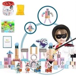 RAYA TOYS Игрален комплект Raya Toys - Дървени блокчета и пъзел, Рицари (517122381) - baby