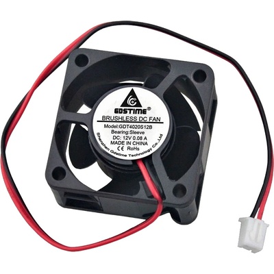 Ventilátor 40x40x20mm, 12V DC