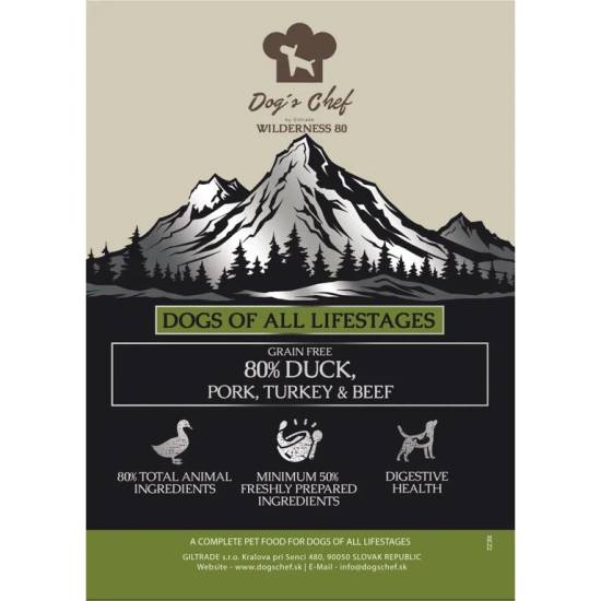 Dog's Chef Duck With Pork & Turkey & Beef 2 x 10 kg od 193 € - Heureka.sk