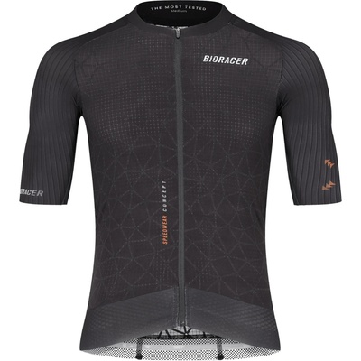 Bioracer Мъжка фланелка с къс ръкав за колоездене Bioracer Speedwear Graphene Jersey Cycling jersey - Black (056-3660-0112)