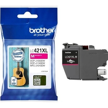 Brother 500-page high capacity Magenta ink cartridge for DCP-J1050DW MFC-J1010DW and DCP-J1140DW (LC421XLM)