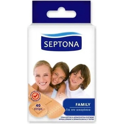 Septona Family Strips náplasti na drobné poranenia 40 ks
