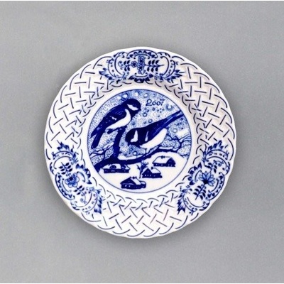 Cibulák Talíř Výroční 2007 reliéfní závěsný 18cm Originál Český porcelán Dubí