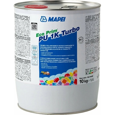 MAPEI Eco Prim PU 1K Turbo rýchloschnúci polyuretánový penetračný náter 10 kg hnedá
