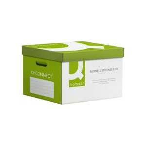 Q-Connect Архивен кашон 51.5х30.5х35см зелен