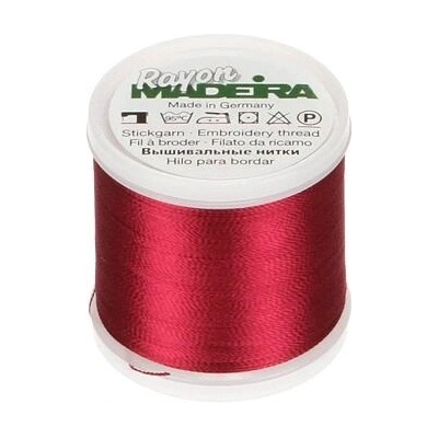Vyšívací nit Madeira Rayon č. 40 (200m) barva 1183 cranberry
