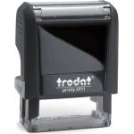 TRODAT Печат TRODAT Printy 4.0 4911 екочерен корпус червен тампон 4911F/P (4911F/P)