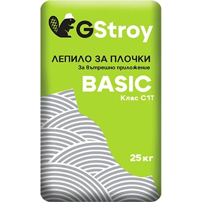 GSTROY ЛЕПИЛО ЗА ПЛОЧКИ Gstroy BASIC C1T 25кг (5590-00)