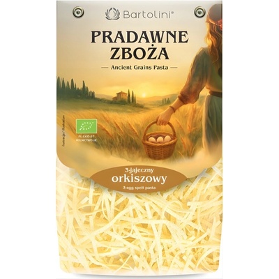 Bartolini špaldové cestoviny 3-vaječné krájané BIO 250 g