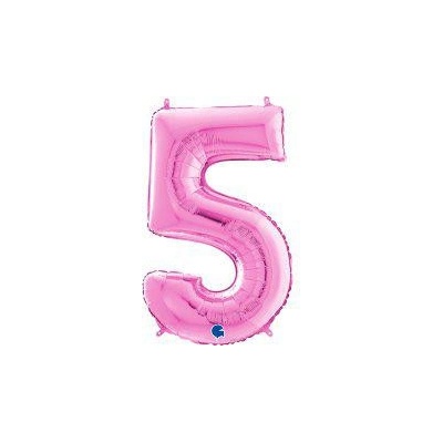 UNIQUE Nafukovacie číslice Fuchsia 66 cm 26 5